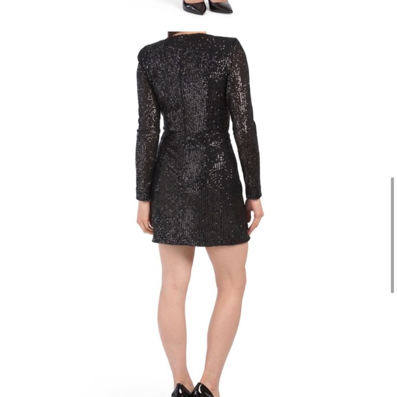 Ramy Brook Becky dress sequin black perfect - Picture 11 of 11